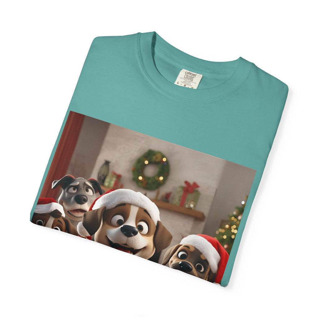Cute Christmas Festive Dog Holiday T-Shirt | Pet Lover Gift, Christmas Shirt, Unisex Casual Tee, Cute Animal Apparel, Holiday Spirit Outfit