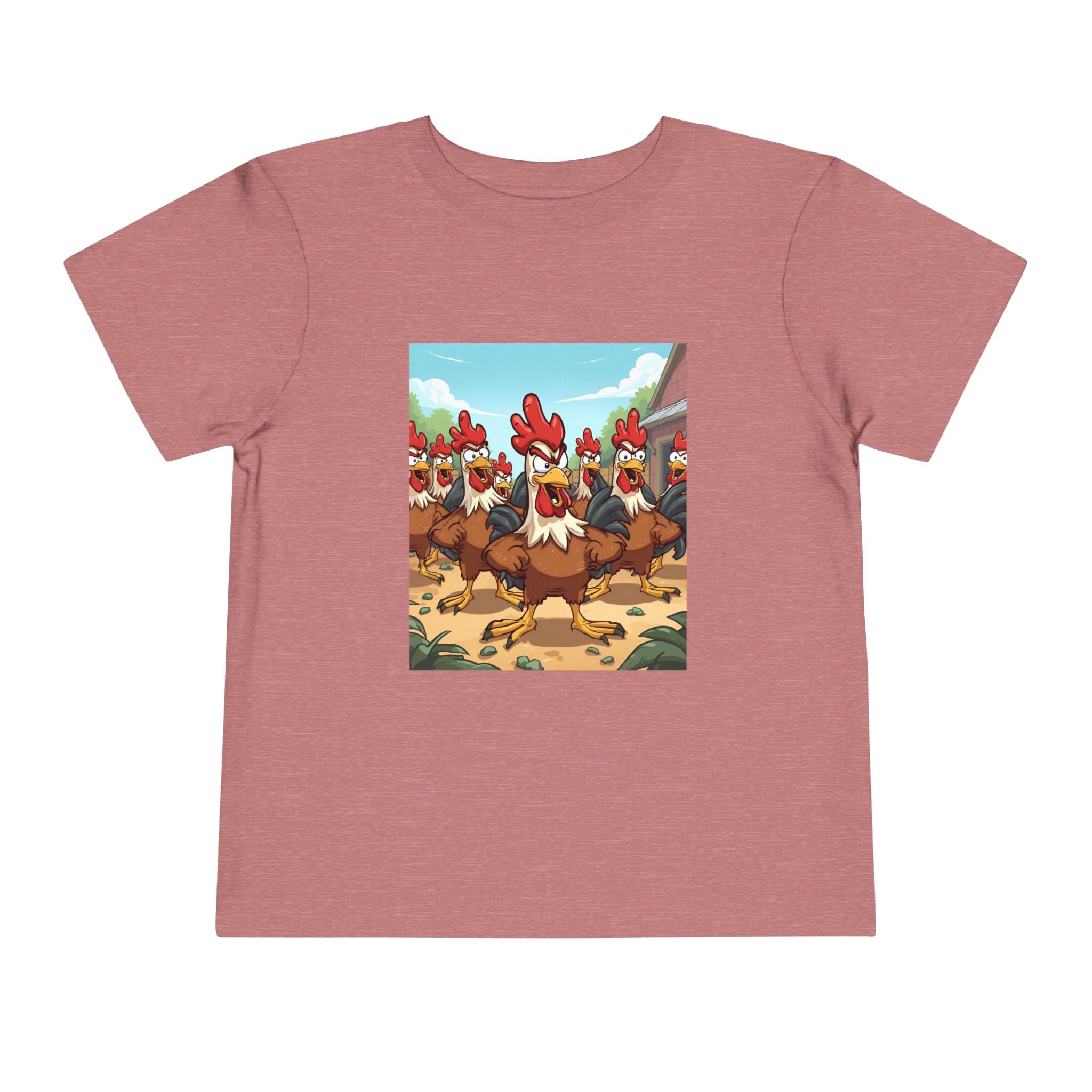 Chicken Funny Toddler Short Sleeve Tee