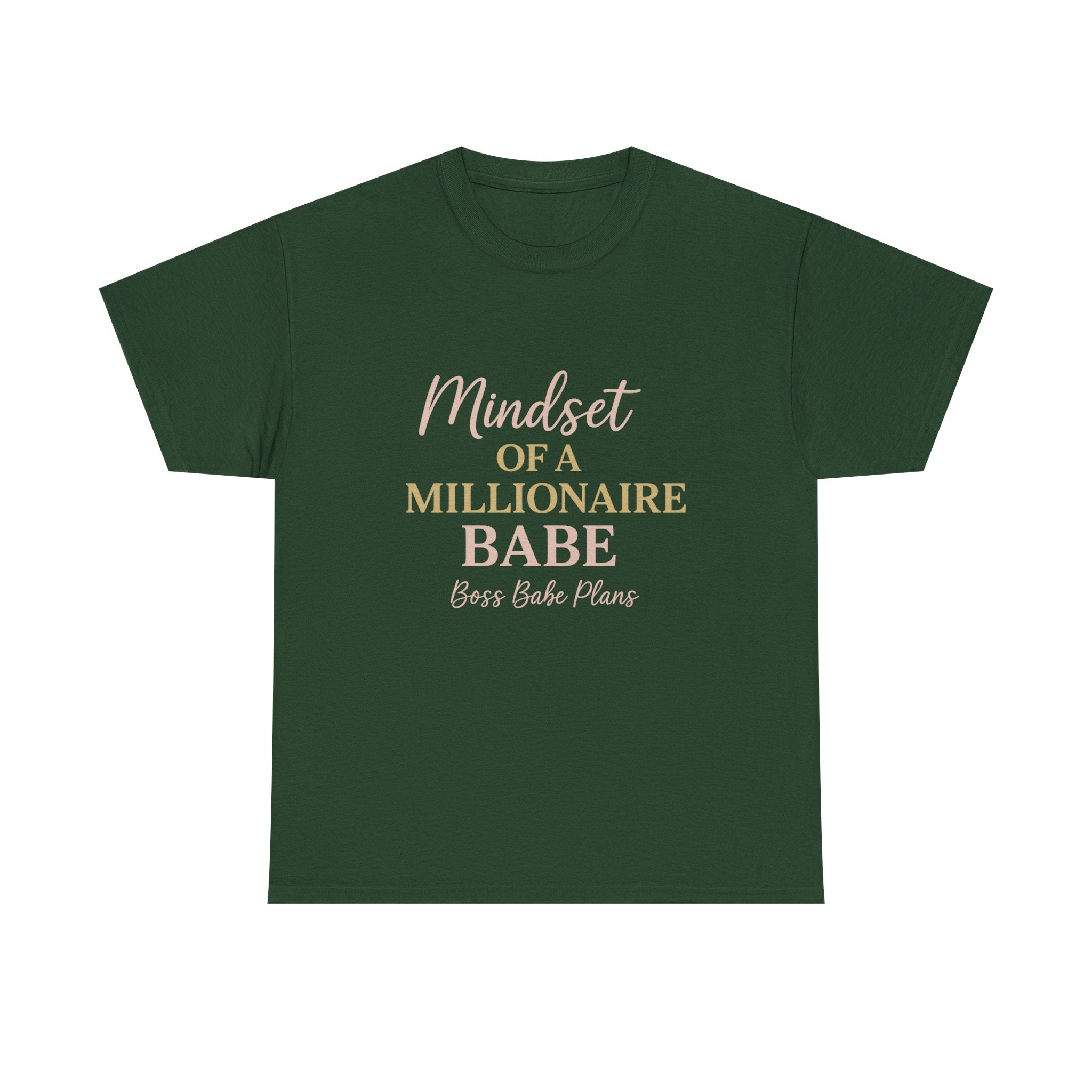 Boss Babe Plans Mindset of a Millionaire Babe Tee