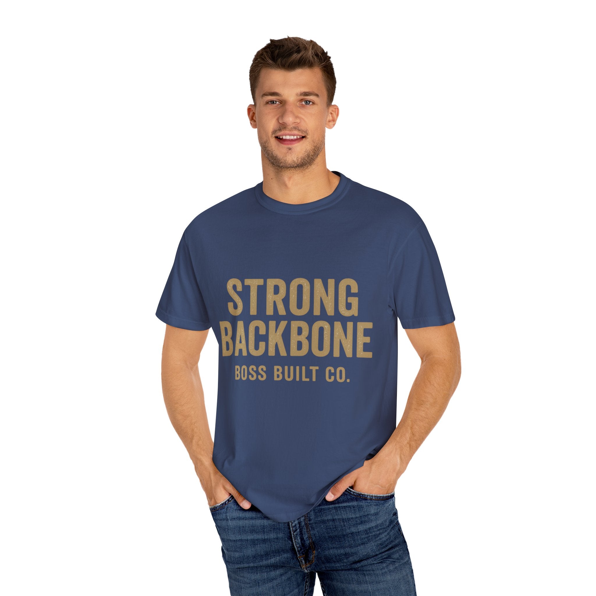 Strong Backbone T-Shirt — Boss Built Co. Graphic Tee