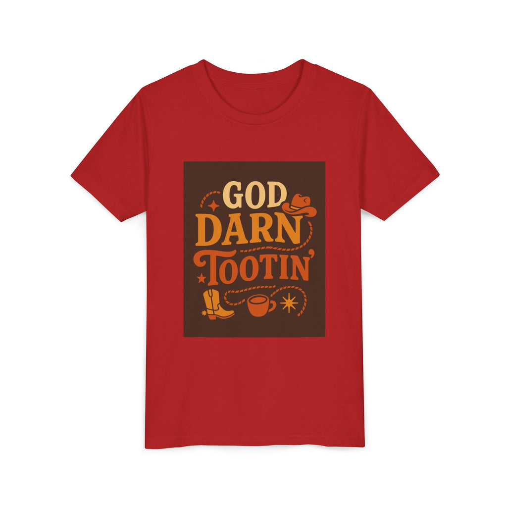 God Darn Tootin Youth Short Sleeve Tee