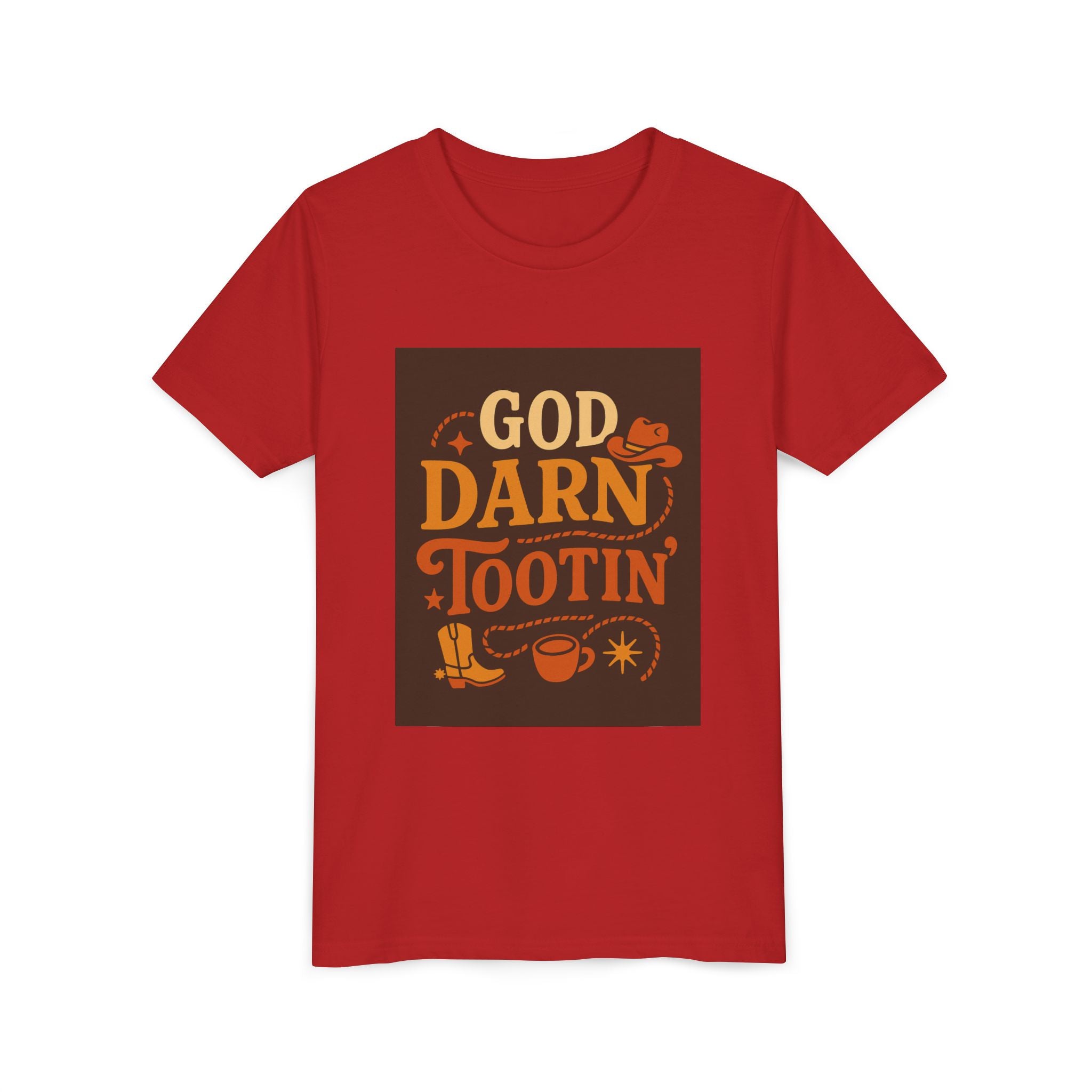 God Darn Tootin Youth Short Sleeve Tee
