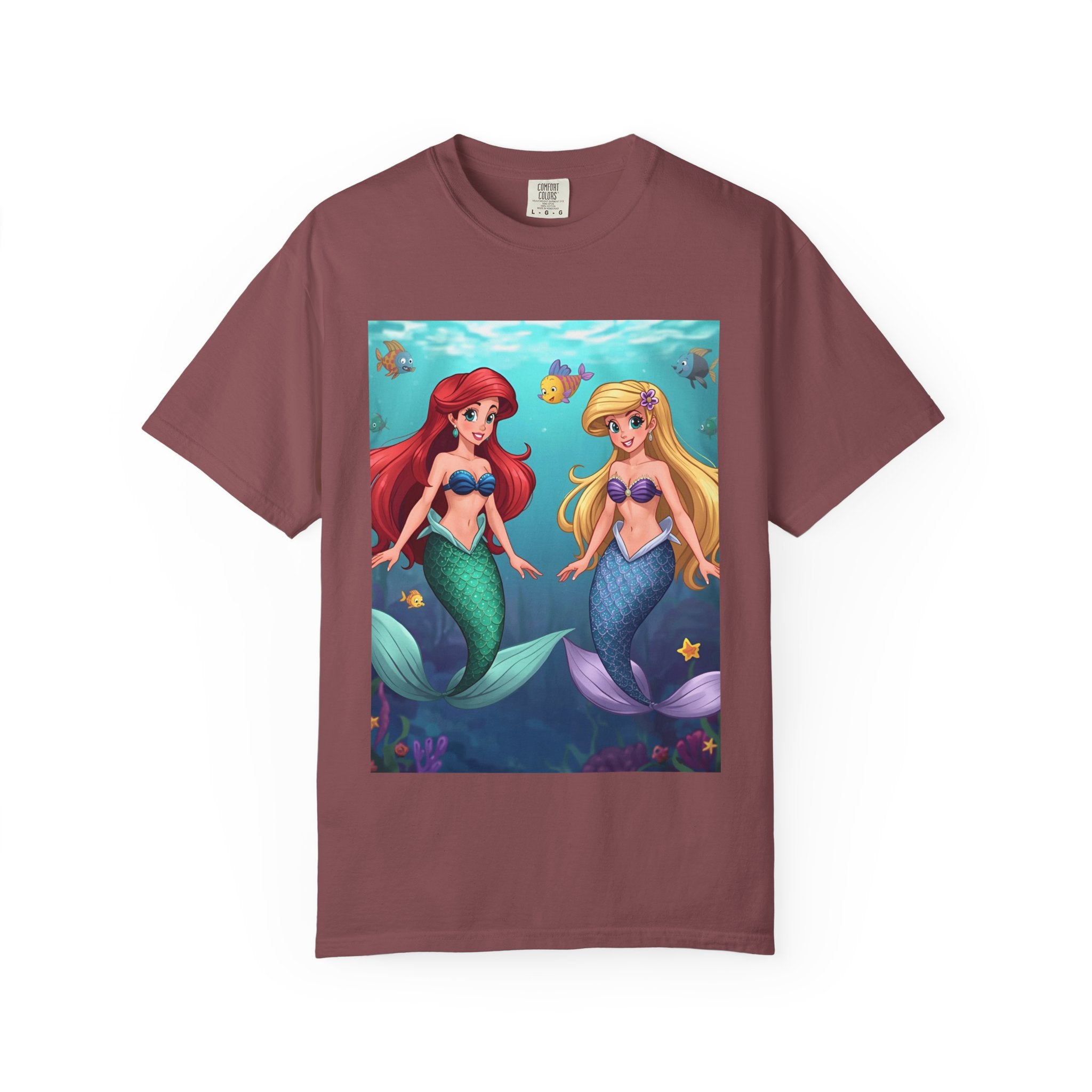 Mermaid Friends T-Shirt, Colorful Underwater Theme Tee, Gift for Sea Lovers, Perfect for Summer, Birthday Present, Beachwear