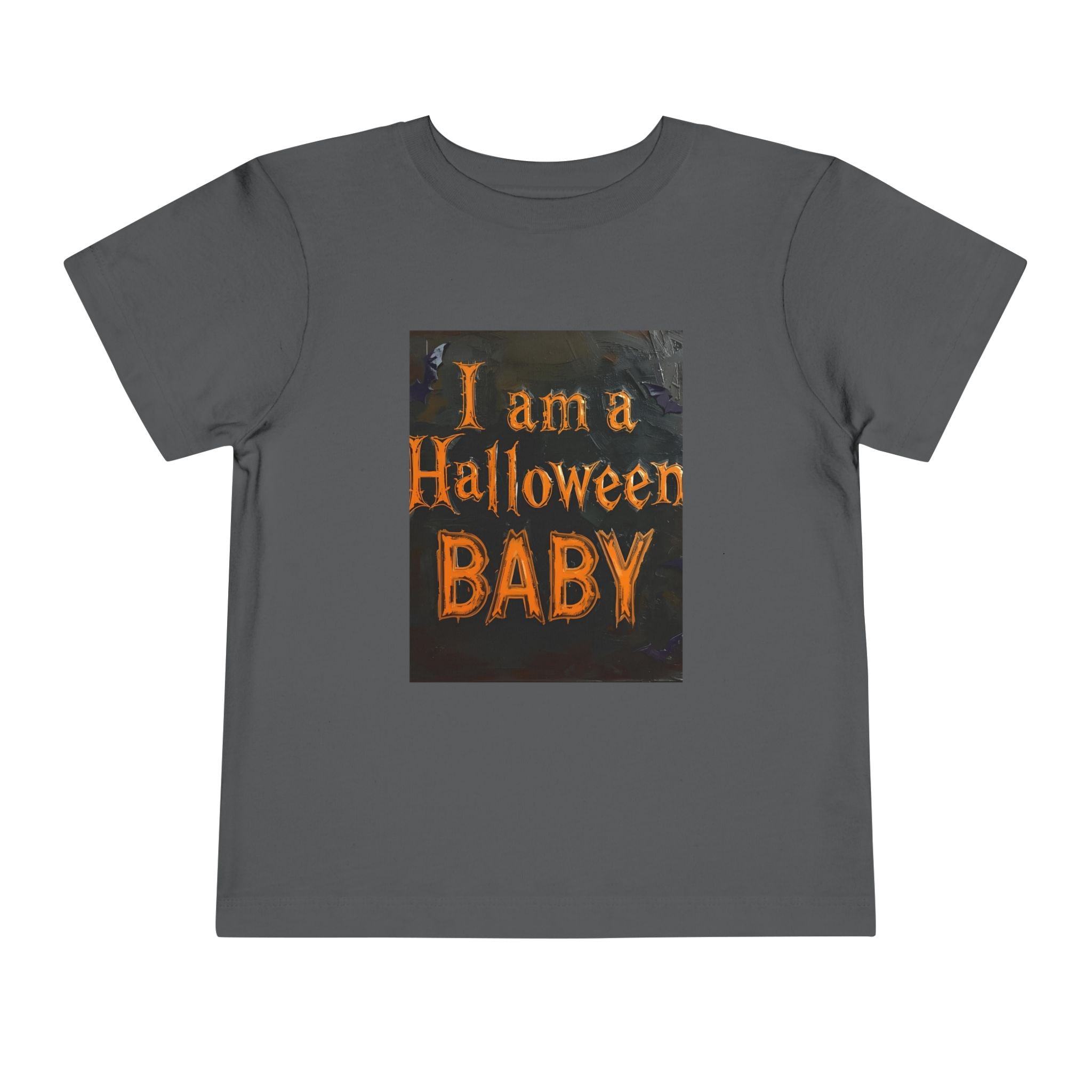 I Am A Halloween Baby Toddler Short Sleeve Tee