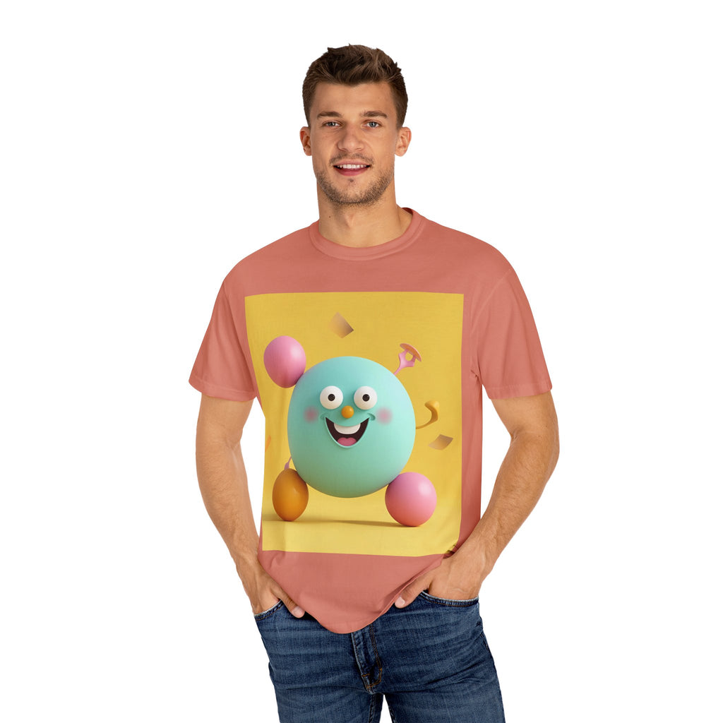 Playful Colorful Cartoon T-Shirt for Fun-Loving Souls, Graphic Tee, Gift for Kids & Adults, Birthday Party Outfit, Casual Wear, Housewarming Gift
