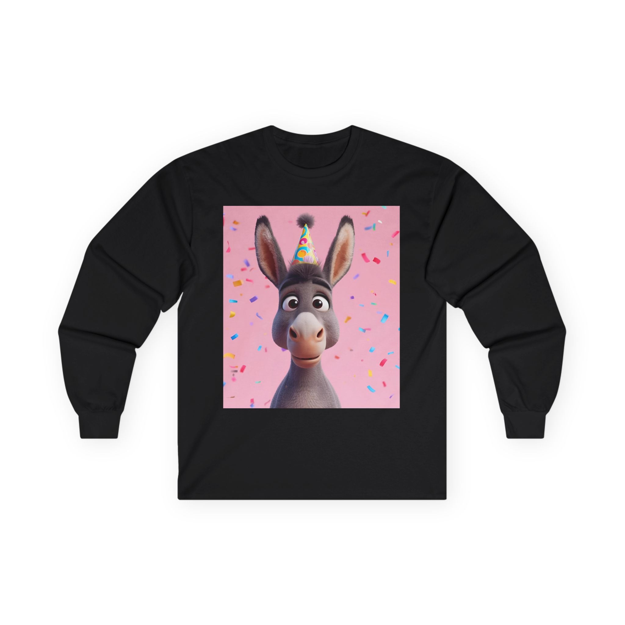Donkey Birthday Unisex Ultra Cotton Long Sleeve Tee