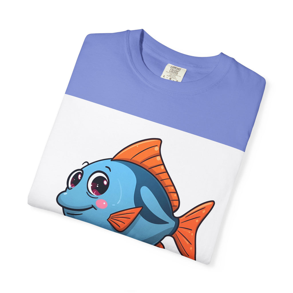 Here Fishy Fishy Fishy Unisex Garment-Dyed T-shirt