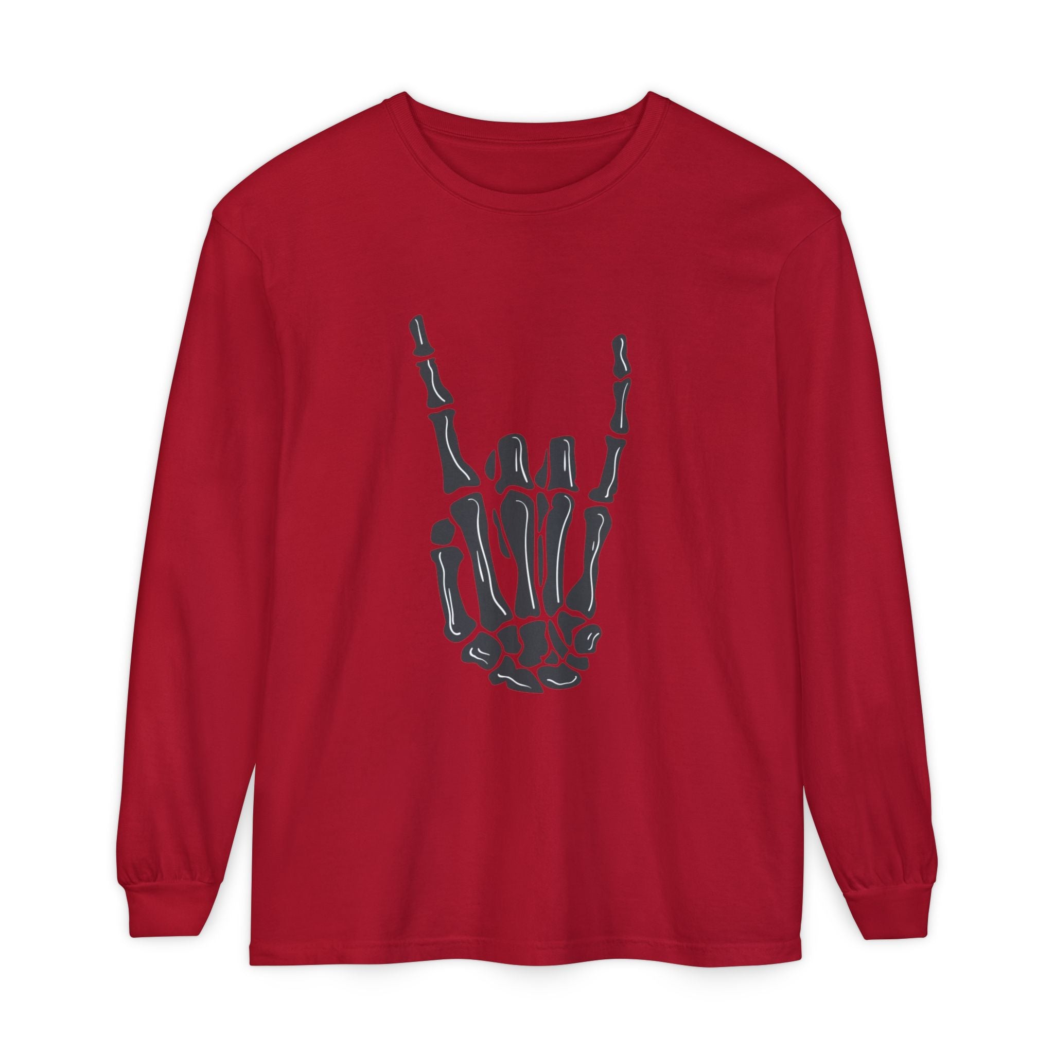 Rock On Unisex Garment-dyed Long Sleeve T-Shirt