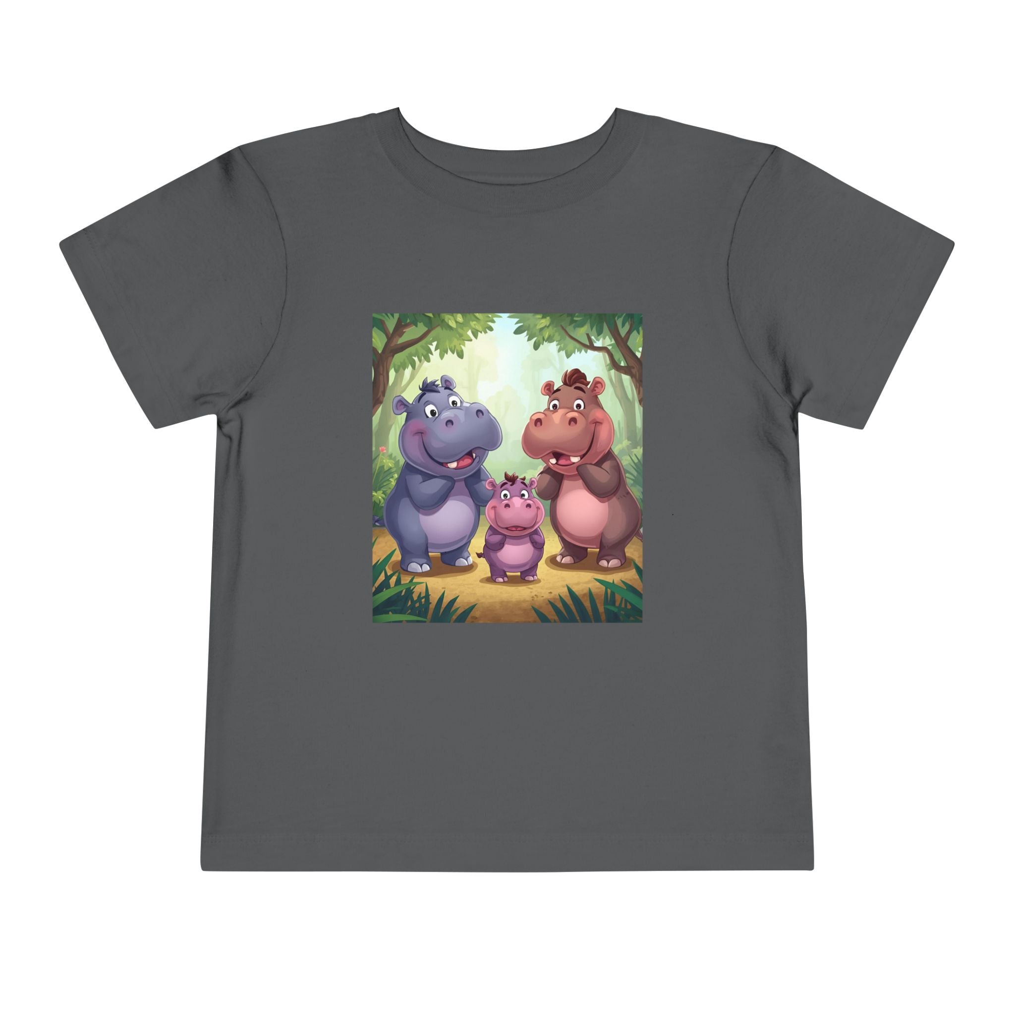 Hippo Cute Toddler Short Sleeve Tee