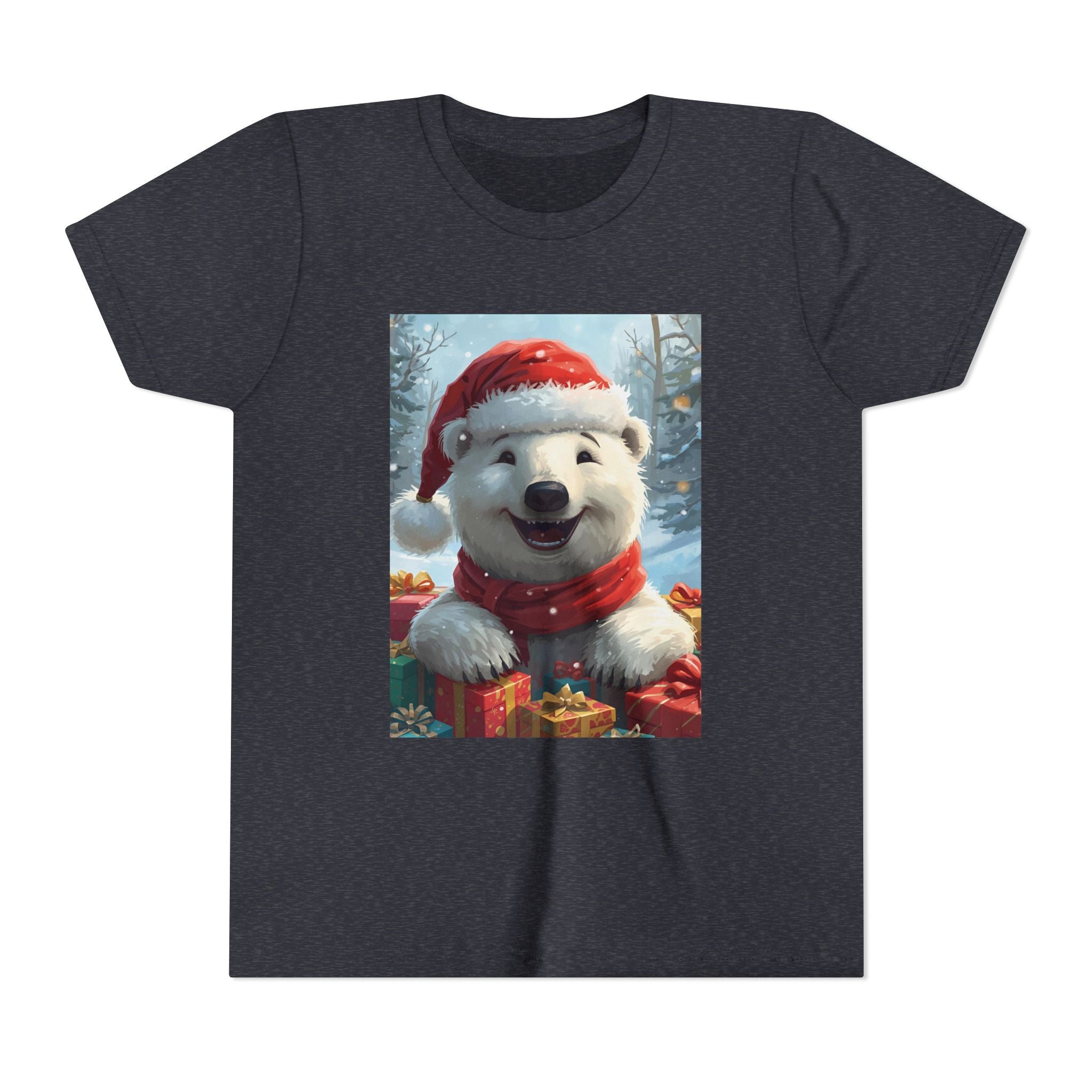 Christmas Bear Youth Short Sleeve Tee