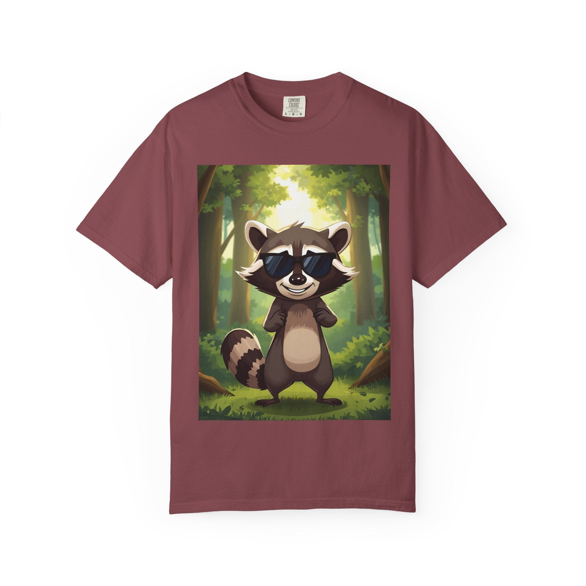 Whimsical Raccoon T-Shirt, Fun Nature Tee, Unisex Forest Shirt, Gift for Animal Lovers, Cute Wildlife Apparel