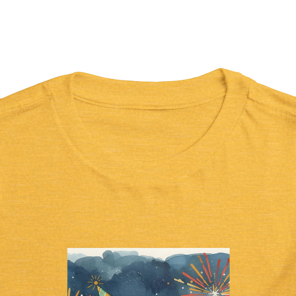 I Am A New Years Baby Toddler Short Sleeve Tee