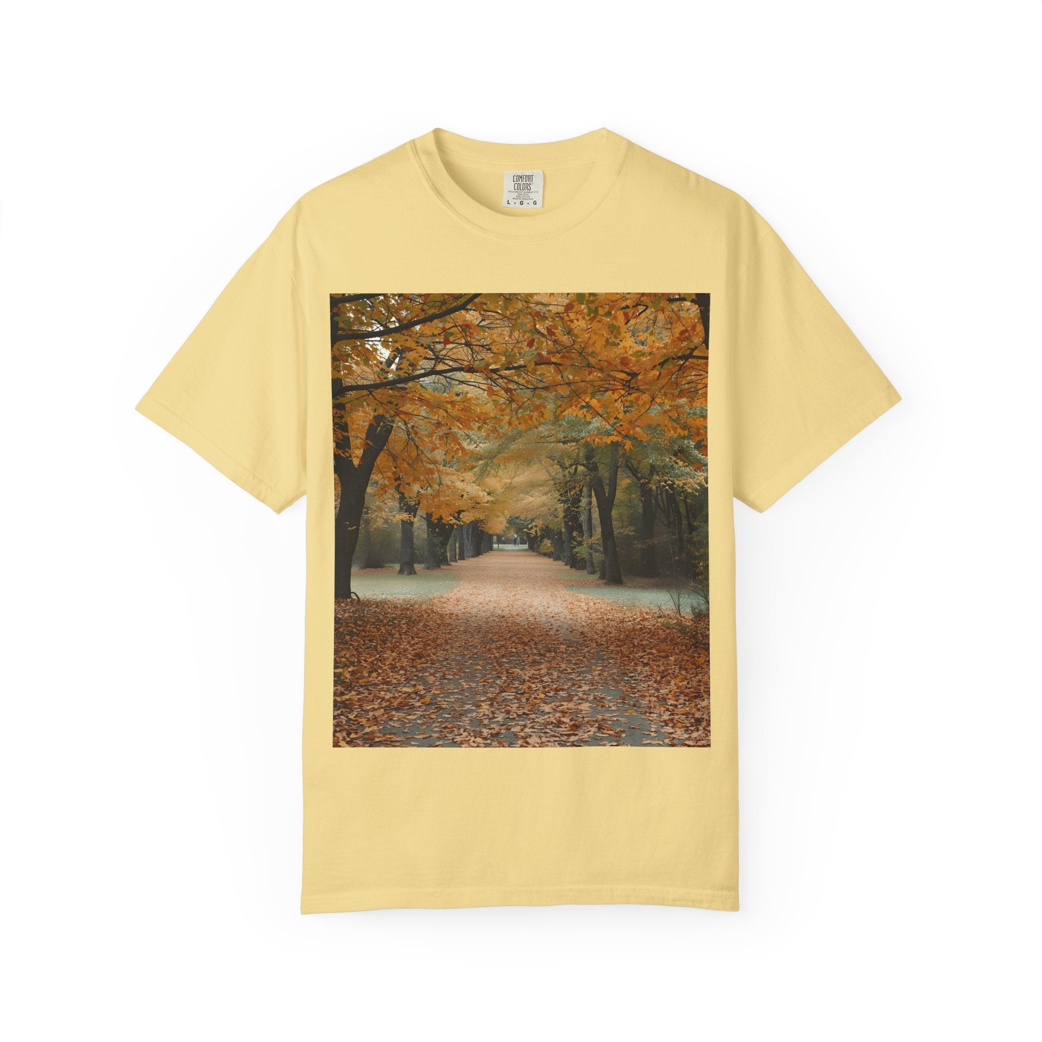 Autumn Pathway T-Shirt | Nature Lover Gift, Fall Fashion, Unisex Tee, Seasonal Wear, Cozy Vibes