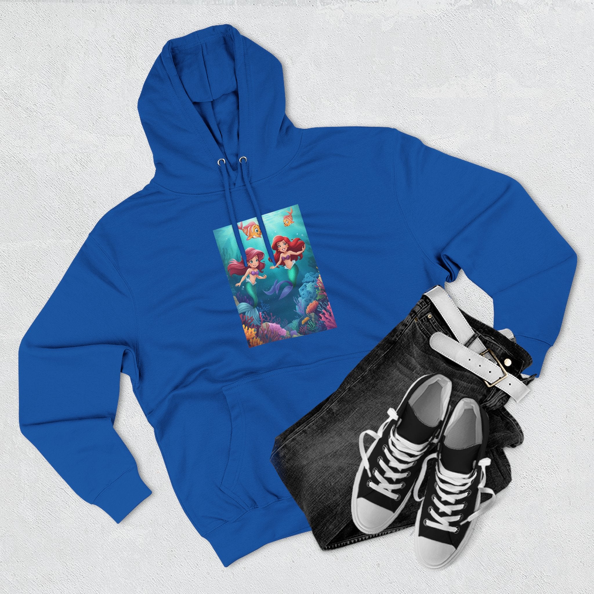 Mermaid Three-Panel Fleece Hoodie