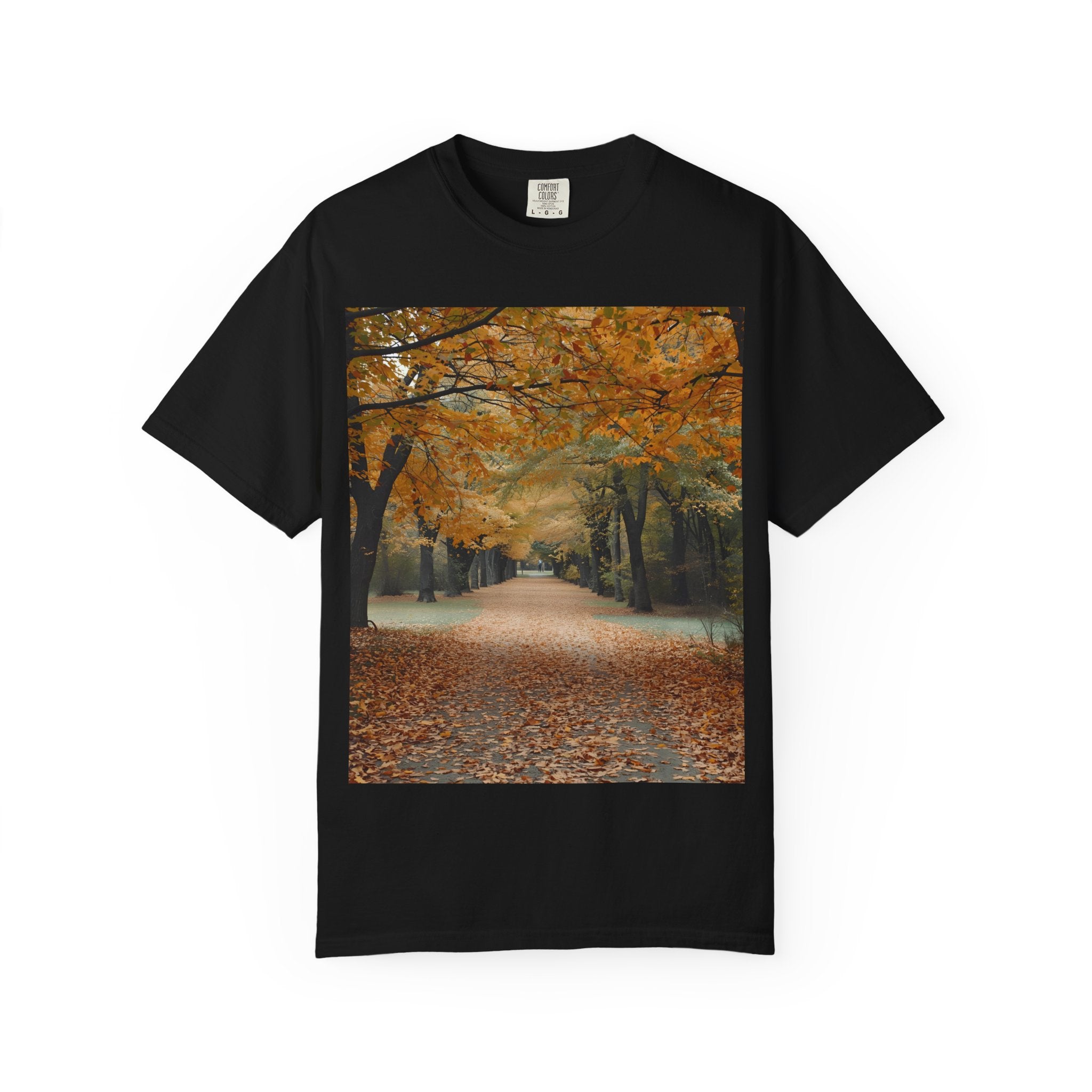 Autumn Pathway T-Shirt | Nature Lover Gift, Fall Fashion, Unisex Tee, Seasonal Wear, Cozy Vibes