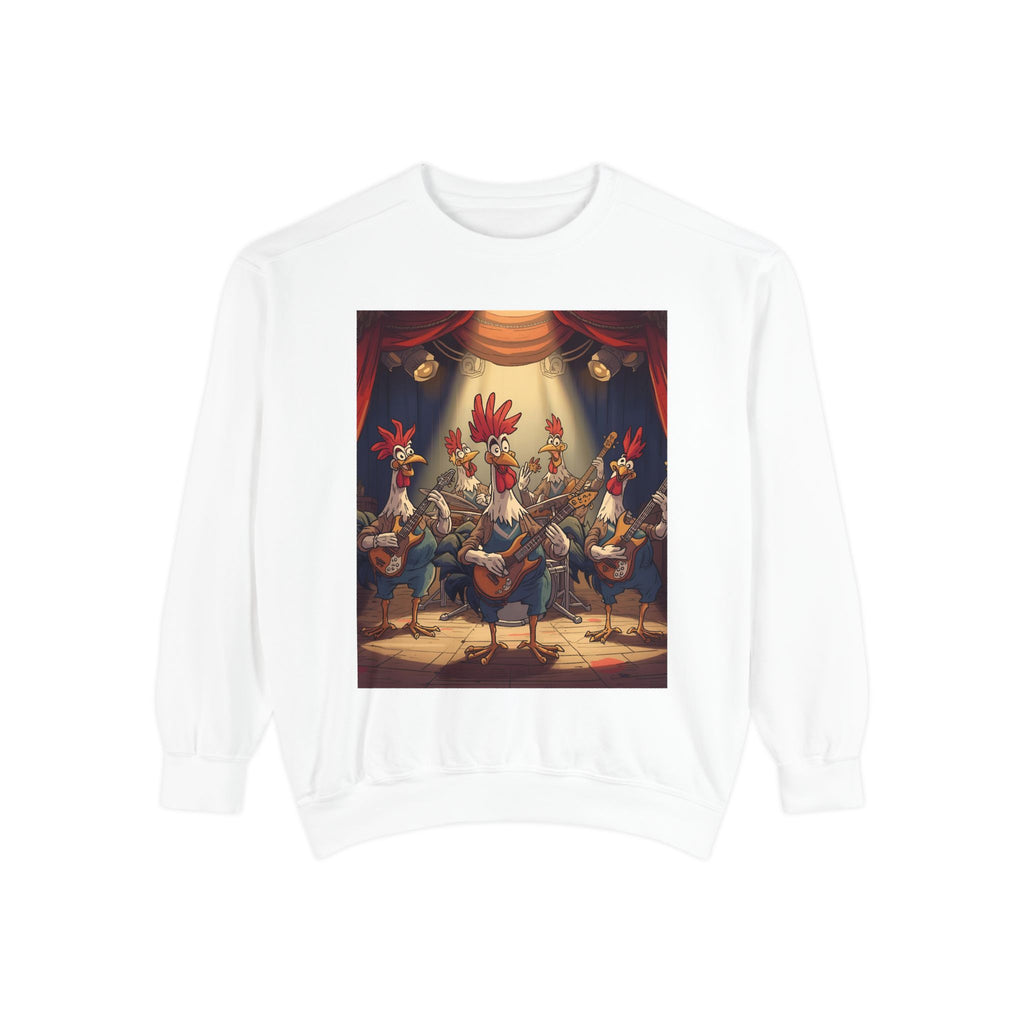 Chicken Funny Unisex Garment-Dyed Sweatshirt