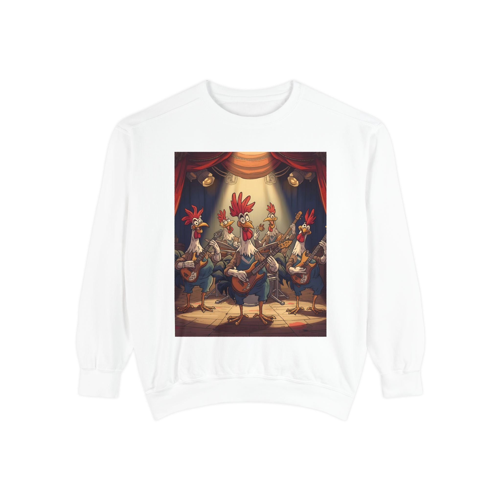 Chicken Funny Unisex Garment-Dyed Sweatshirt