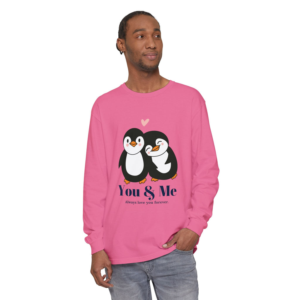 Adorable Penguin Love Long Sleeve T-Shirt | Cute Couples Gift, Valentine's Day Apparel, Matching Tees, Cozy Date Night Wear, [...]