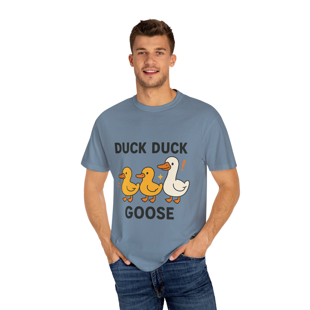 Duck Duck Goose Unisex T-Shirt, Funny Animal Shirt, Cute Gift for Kids, Family Game Night Tee, Everyday Casual Wear, Playful Graphic Top