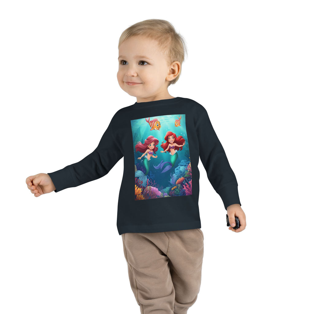 Mermaid Toddler Long Sleeve Tee