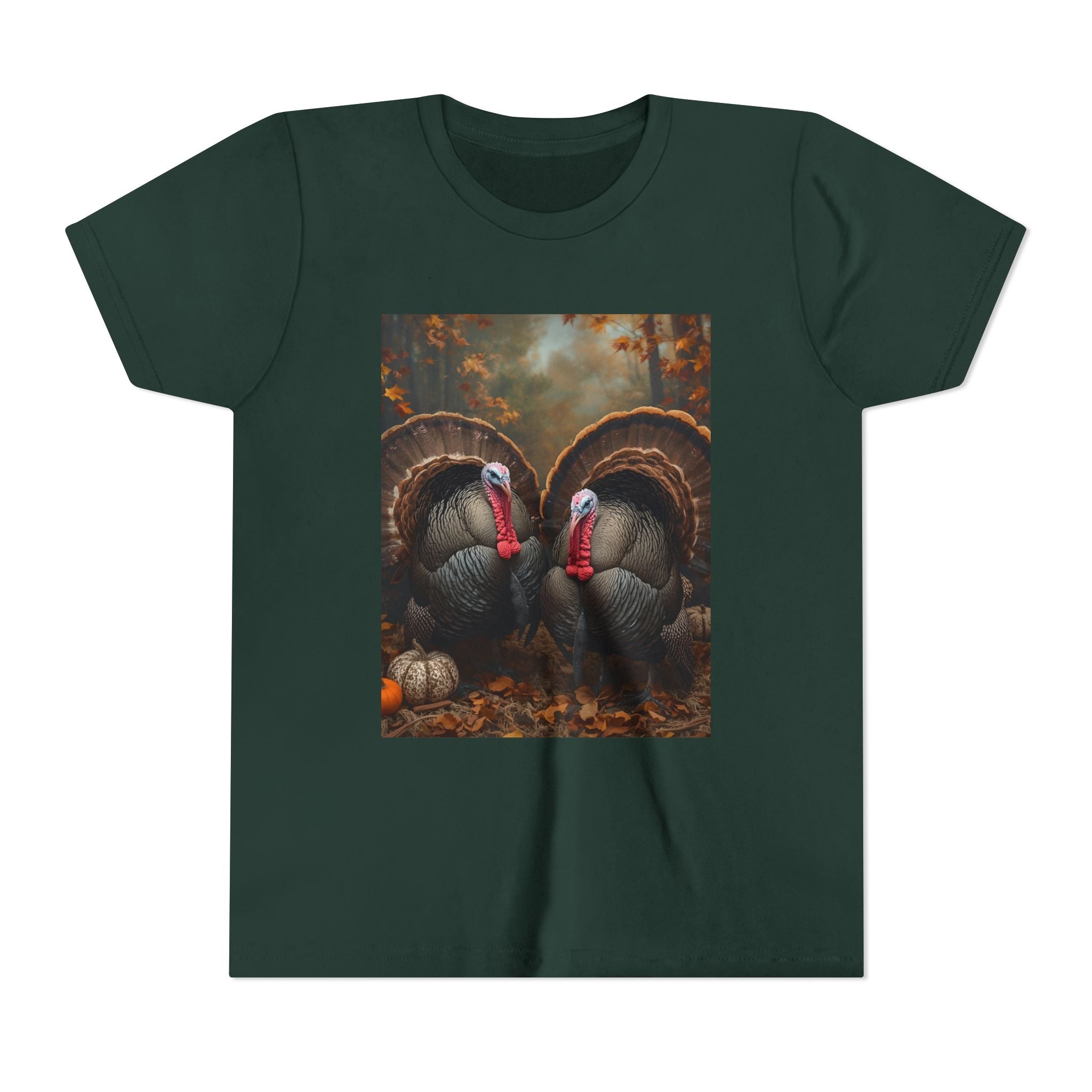 Thanksgiving Turkey Youth Short Sleeve Tee