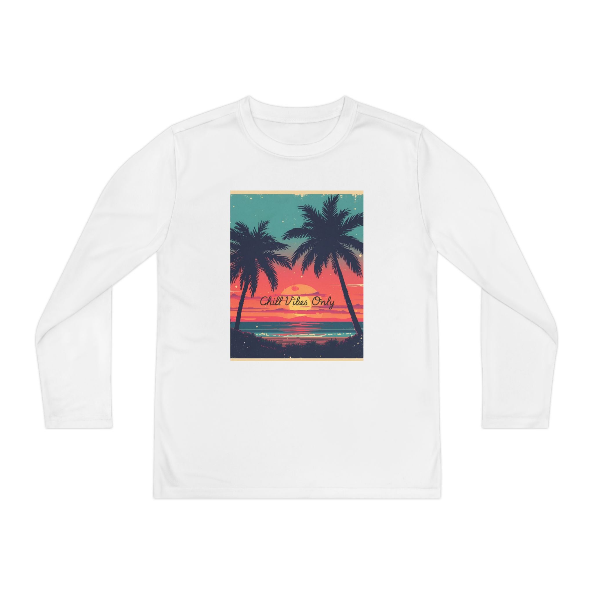 Tropical Sunset Youth Long Sleeve Competitor Tee