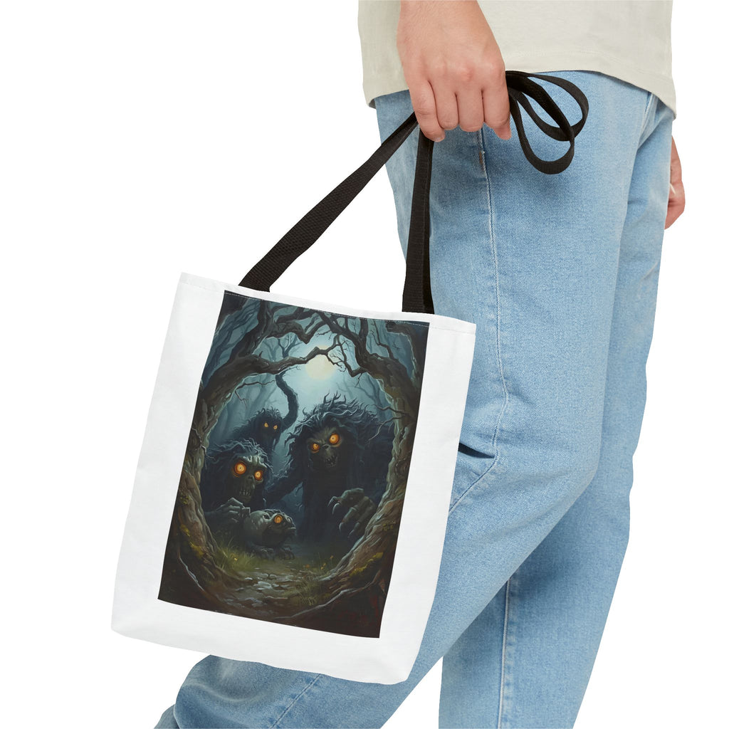 Spooky Forest Creatures Tote Bag (AOP)