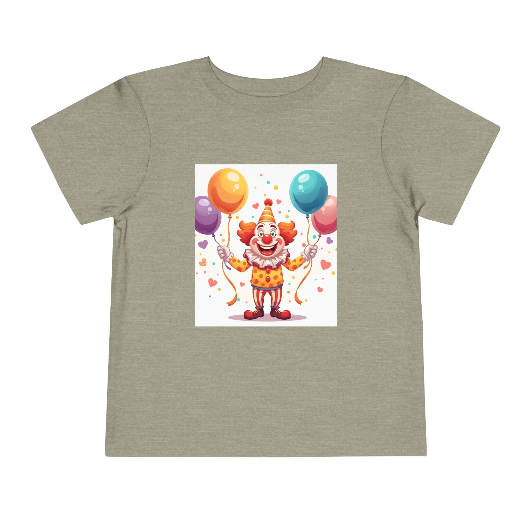 Funny Clown Toddler Short Sleeve Tee