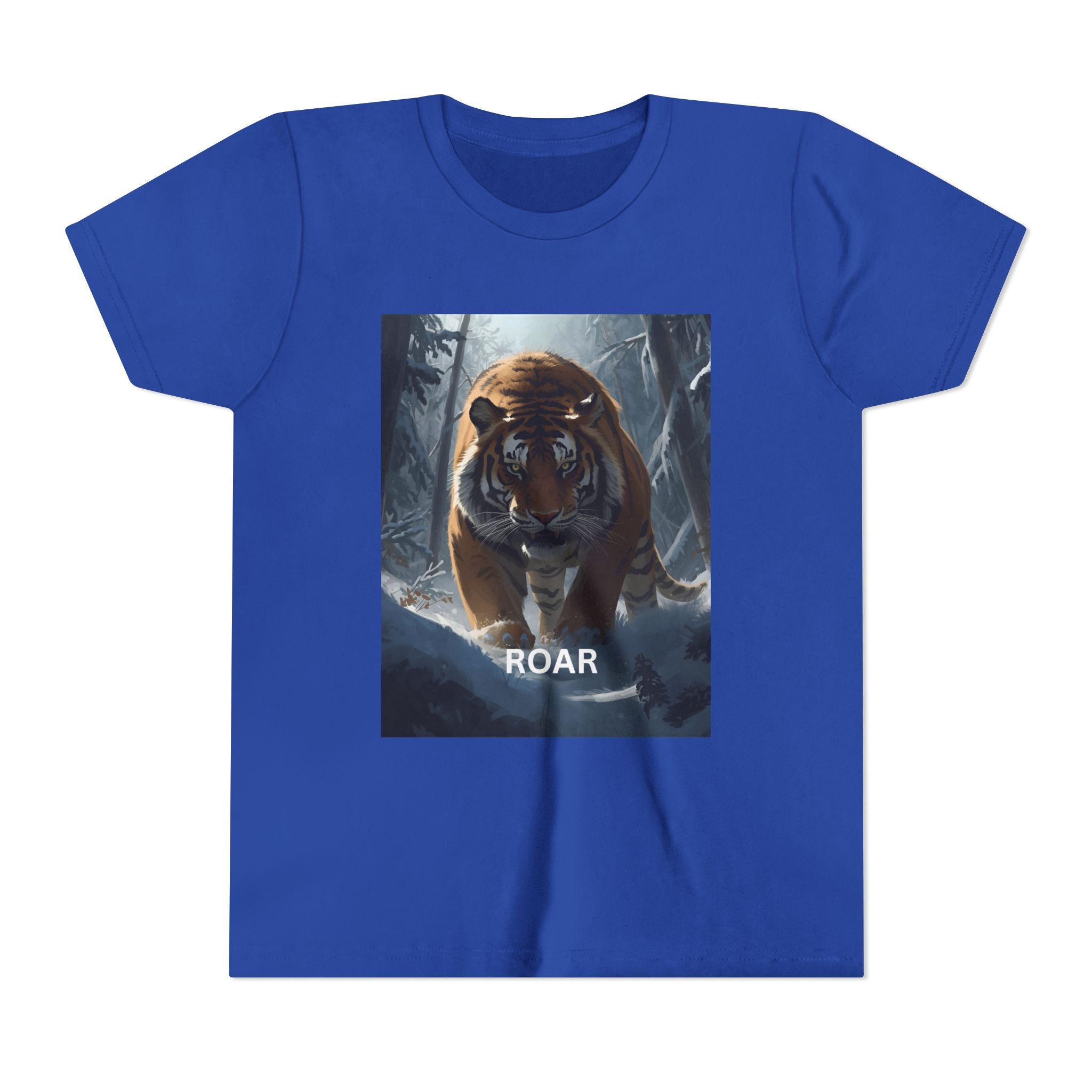 Tiger Roar Snow Youth Short Sleeve Tee