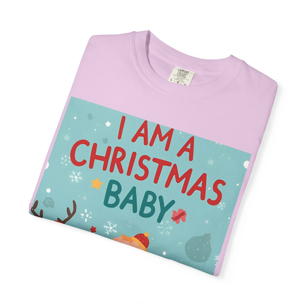 Christmas Baby T-shirt, Cute Christmas Shirt, Holiday Gift, Family Matching Tee, Unisex Kids Christmas Apparel, Baby's First Christmas