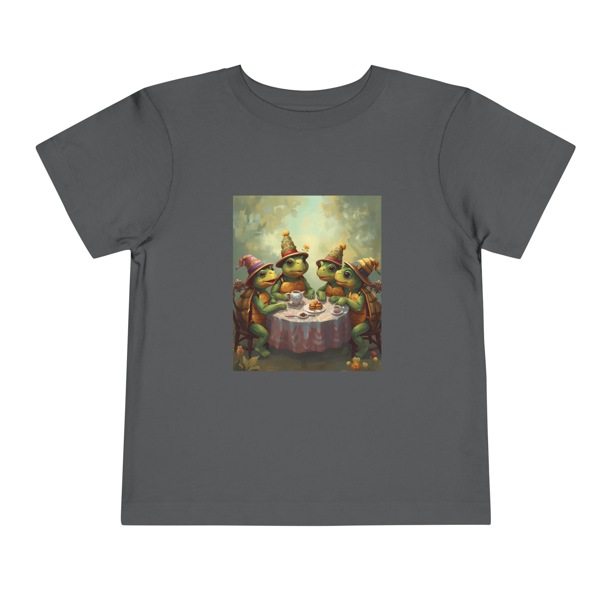 Whimsical Turtle Toddler Short Sleeve Tee