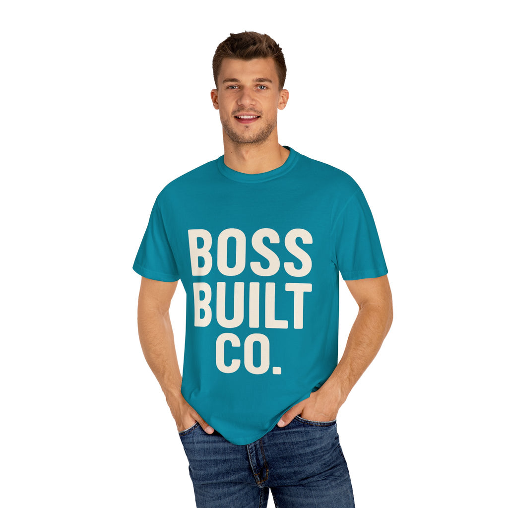 Boss Built Co. Graphic T-Shirt — Bold Logo Tee for Entrepreneurs & Makers