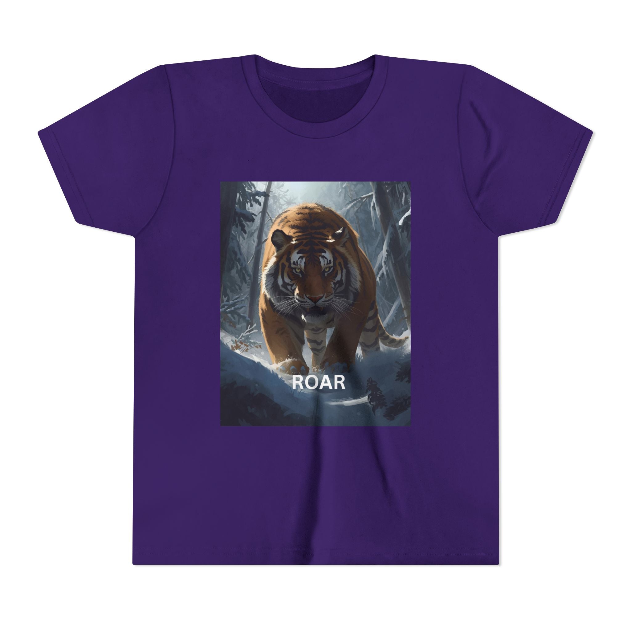 Tiger Roar Snow Youth Short Sleeve Tee