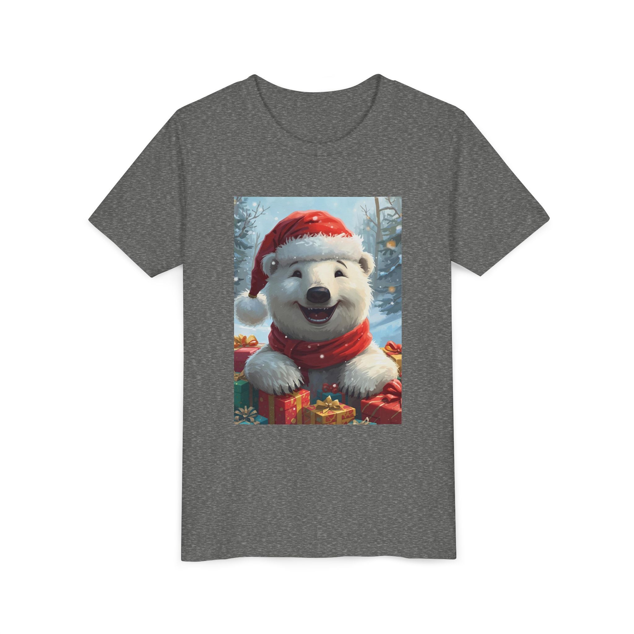 Christmas Bear Youth Short Sleeve Tee