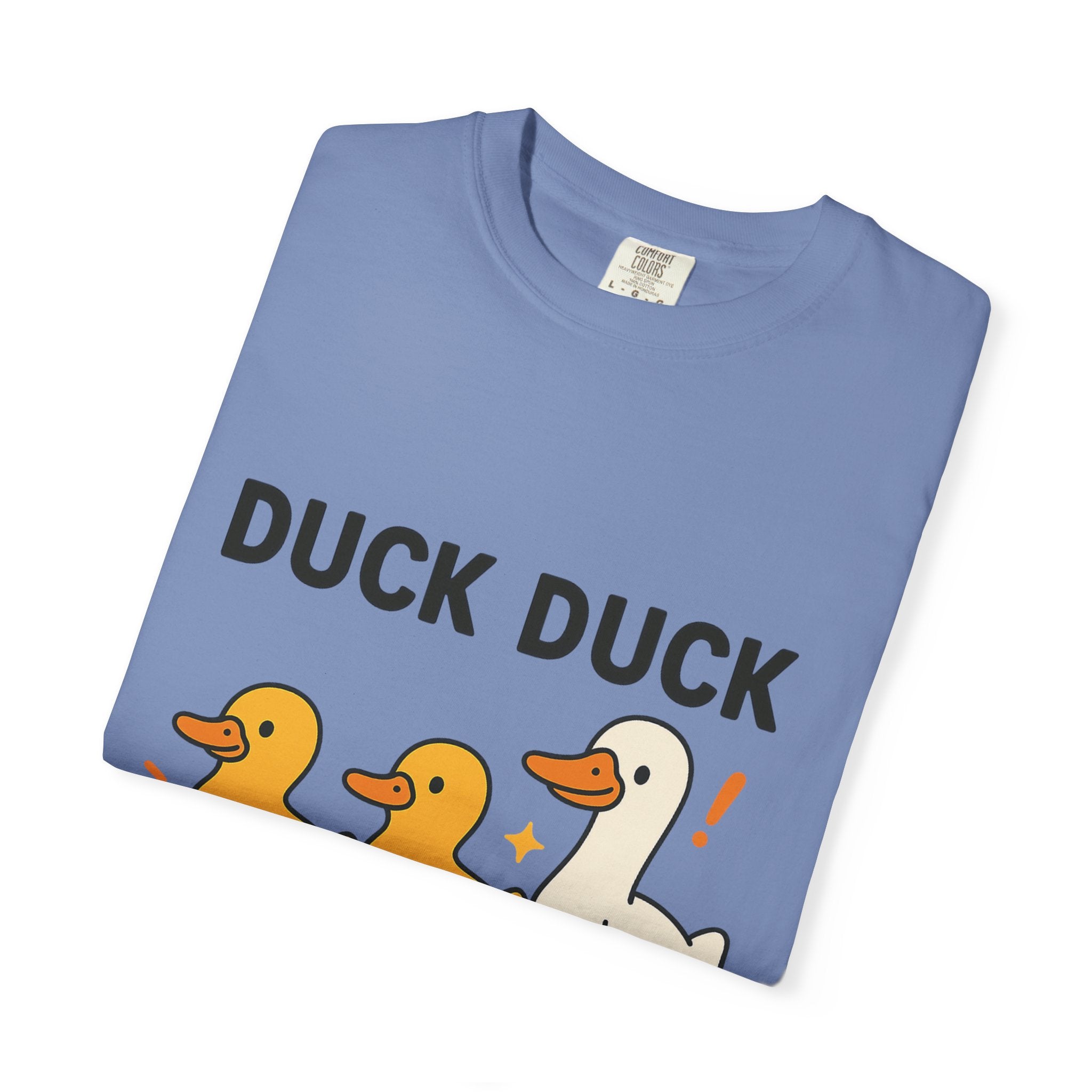 Duck Duck Goose Unisex T-Shirt, Funny Animal Shirt, Cute Gift for Kids, Family Game Night Tee, Everyday Casual Wear, Playful Graphic Top
