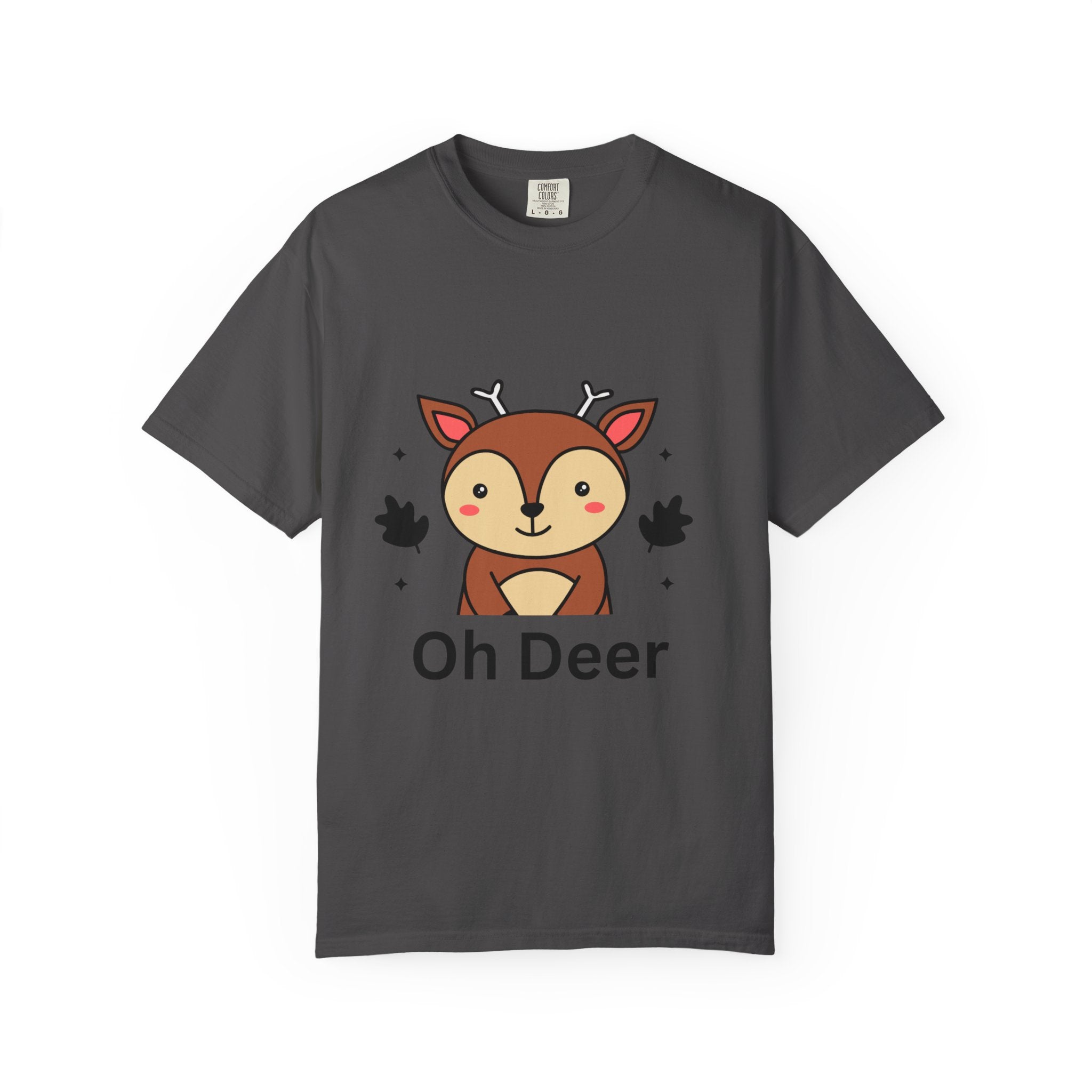 Cute 'Oh Deer' Unisex T-Shirt, Funny Animal Tee, Gift for Animal Lovers, Perfect for Birthdays and Holidays, Casual Wear