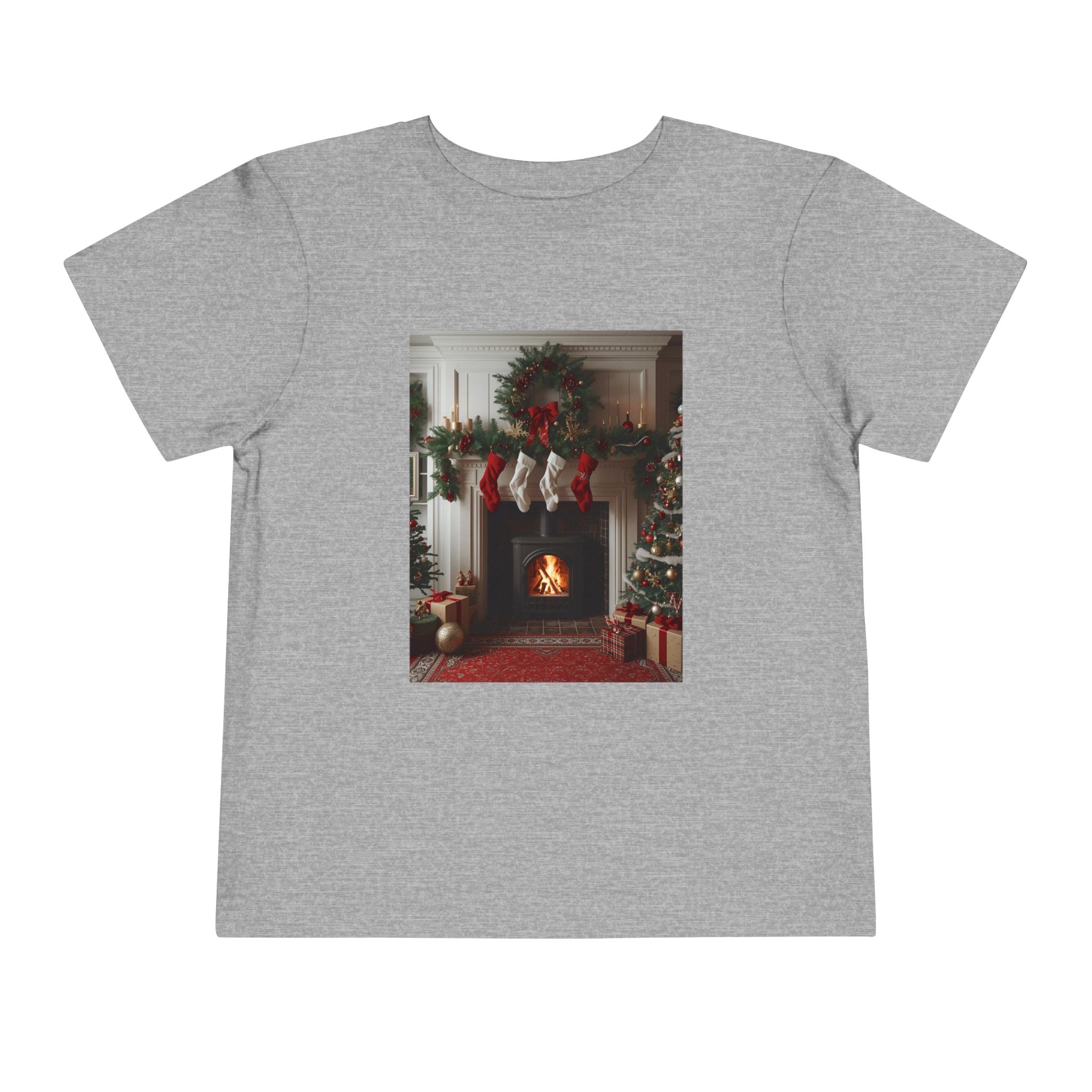 Cozy Christmas Toddler Tee, Holiday Kids Shirt, Cute Winter Tee, Toddler Christmas Outfit, Festive Short Sleeve Shirt