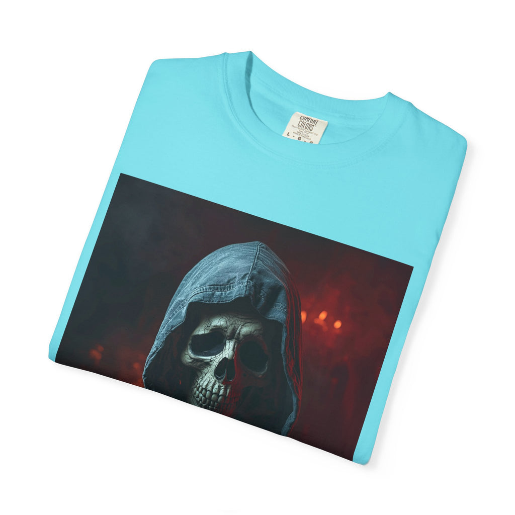 Gothic Skull T-Shirt | Unisex Vintage Tee, Halloween Shirt, Edgy Graphic Top, Unique Gift for Him/Her, Urban Style Wear
