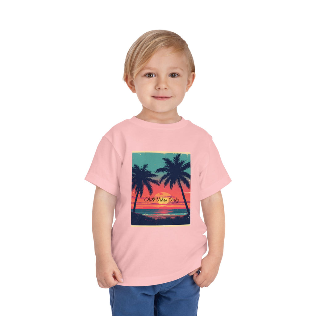Tropical Sunset Toddler Short Sleeve Tee