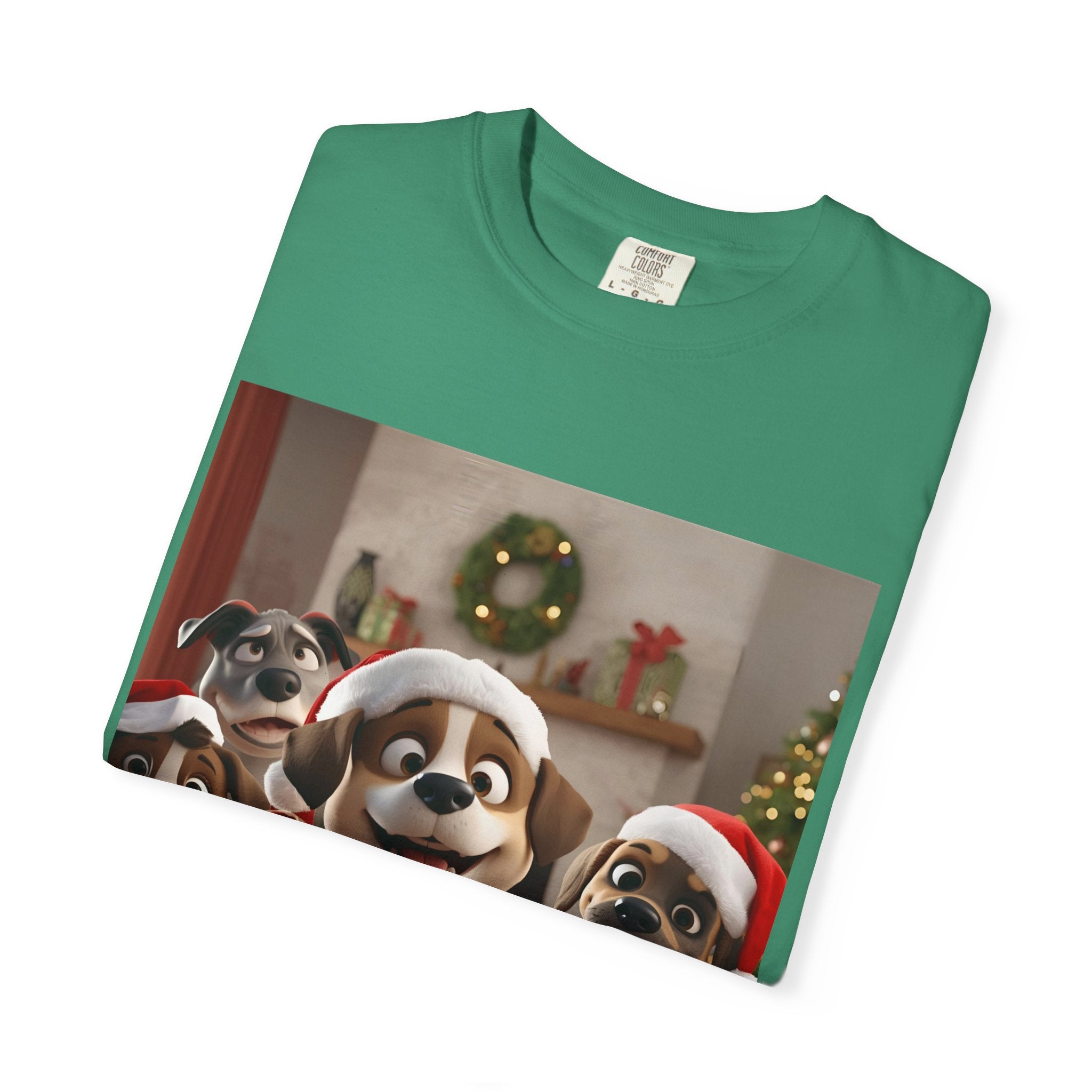 Cute Christmas Festive Dog Holiday T-Shirt | Pet Lover Gift, Christmas Shirt, Unisex Casual Tee, Cute Animal Apparel, Holiday Spirit Outfit