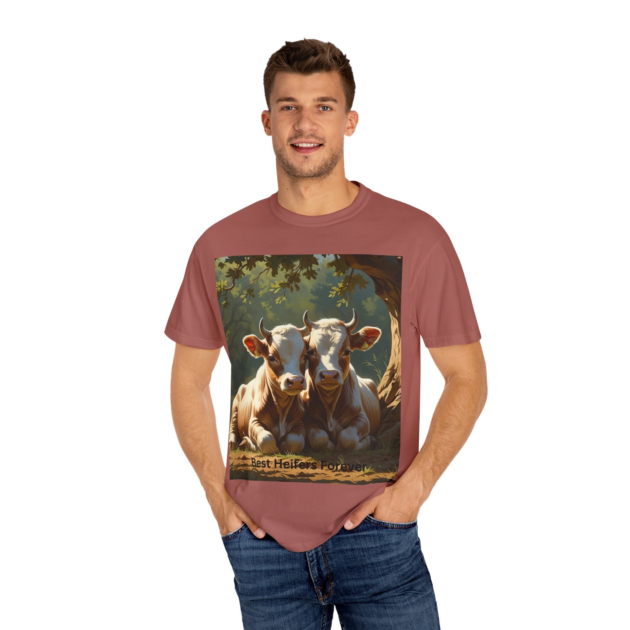Best Heifers Forever T-shirt, Cute Cow Shirt, Animal Lover Gift, Farm T-shirt, Gift for Her, Unisex Casual Wear