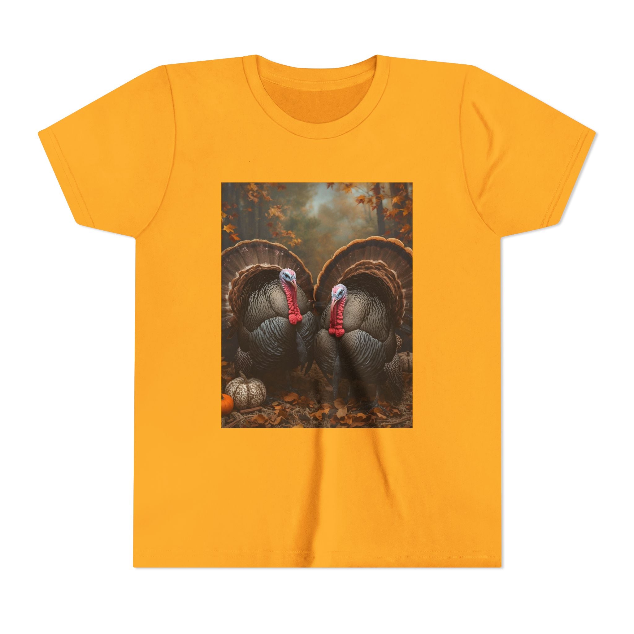 Thanksgiving Turkey Youth Short Sleeve Tee
