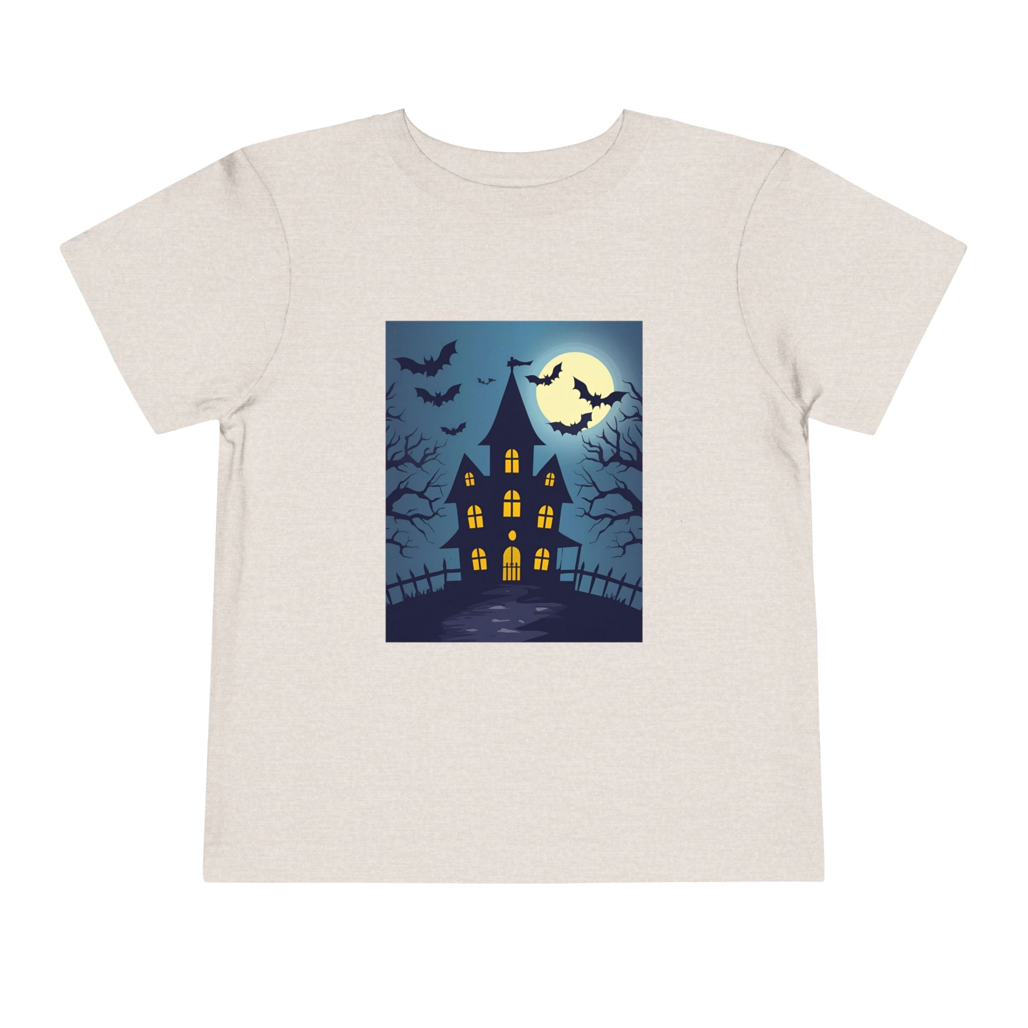 Toddler Halloween T-Shirt, Spooky Haunted House Tee, Kids Halloween Costume, Toddler Witch Shirt, Halloween Party Outfit