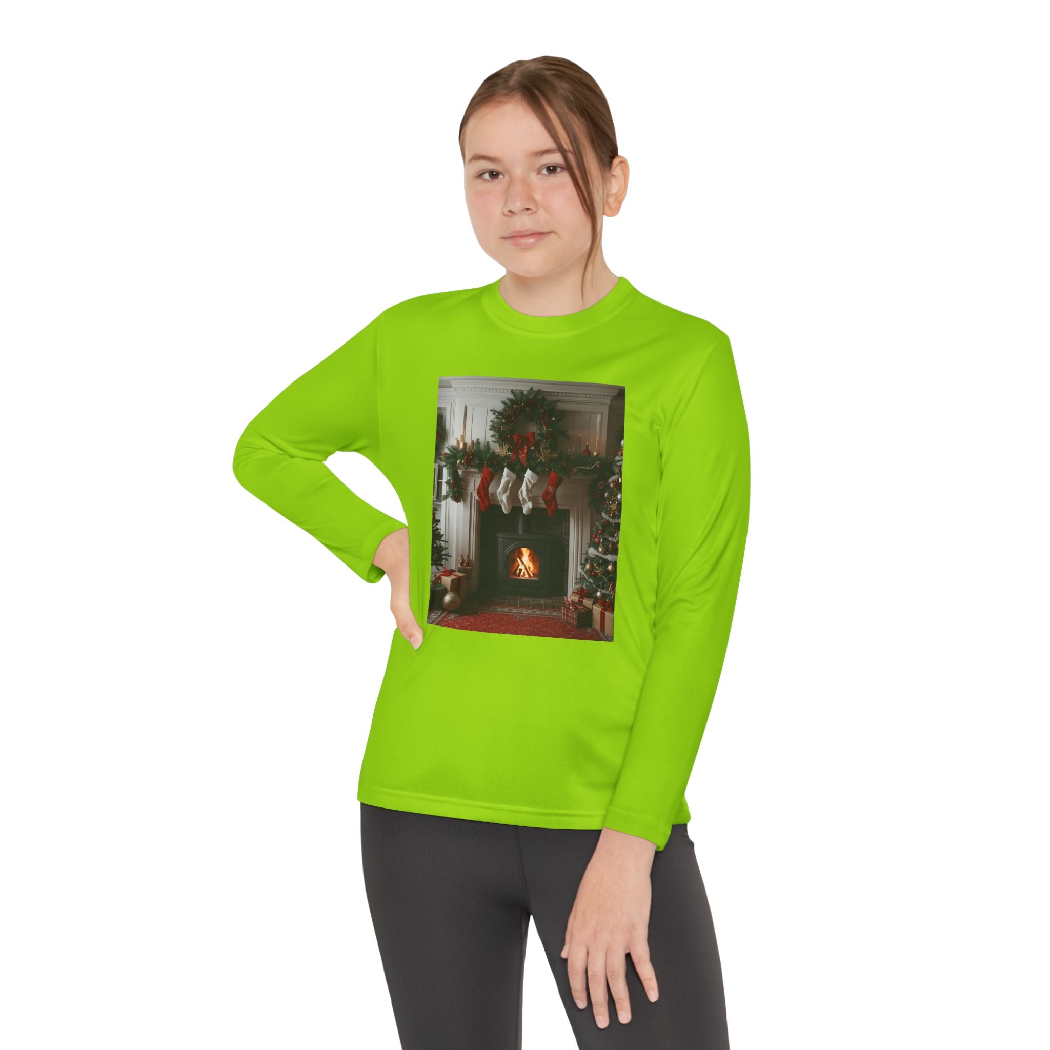 Cozy Christmas Youth Long Sleeve Competitor Tee