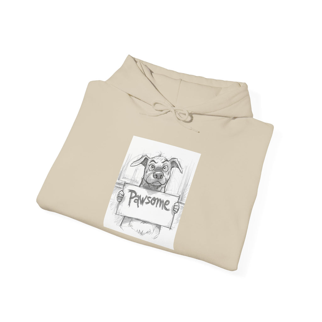 Pawsome Unisex Hoodie – Perfect for Pet Lovers, Comfortable Sweatshirt, Gift for Dog Owners, Cozy Animal Apparel, Everyday Wear