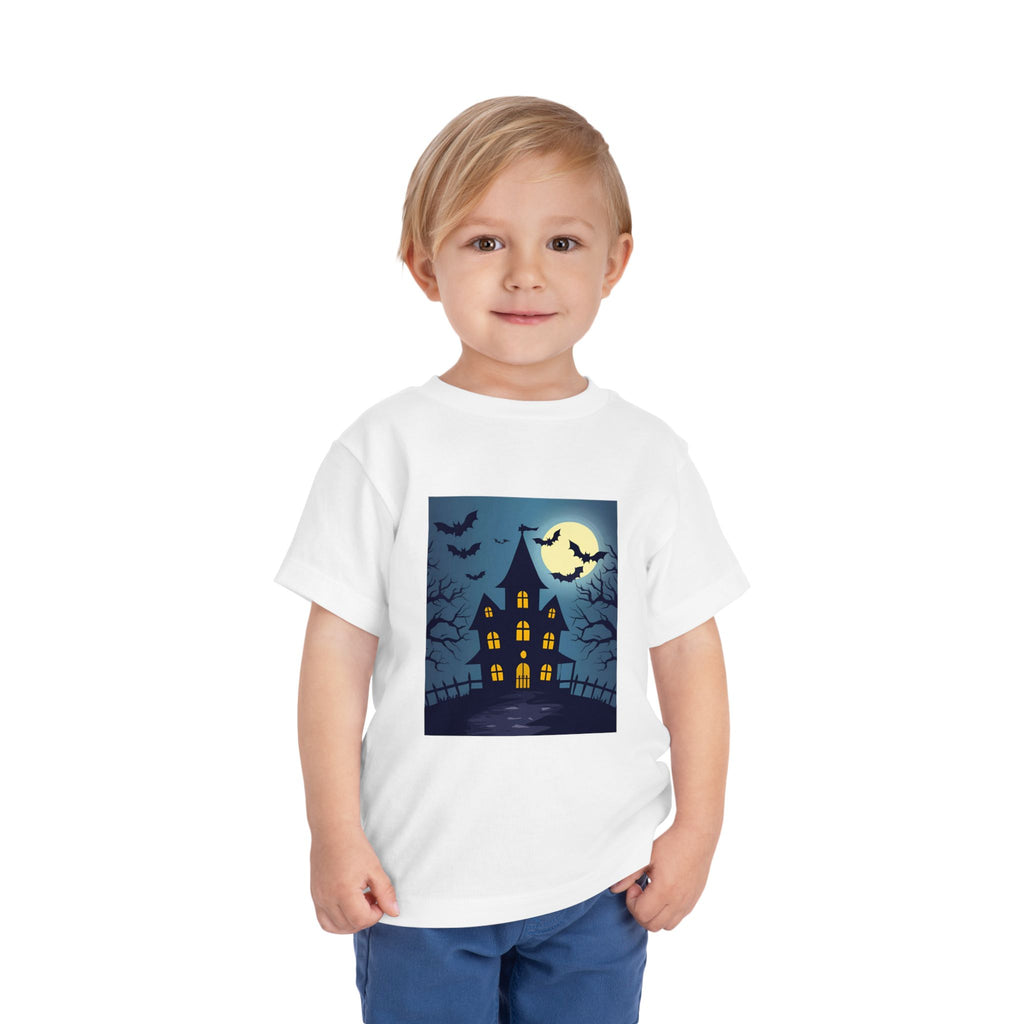 Toddler Halloween T-Shirt, Spooky Haunted House Tee, Kids Halloween Costume, Toddler Witch Shirt, Halloween Party Outfit
