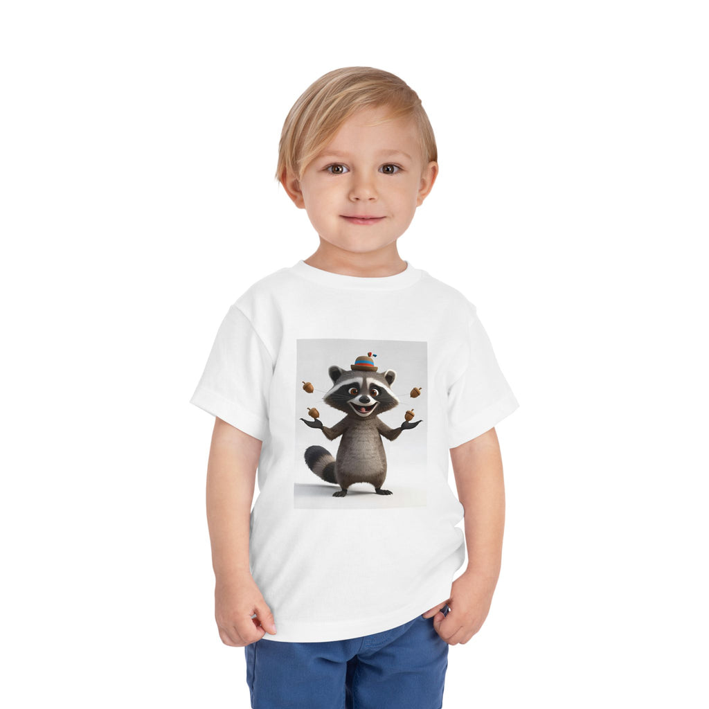 Raccoon Toddler Short Sleeve Tee