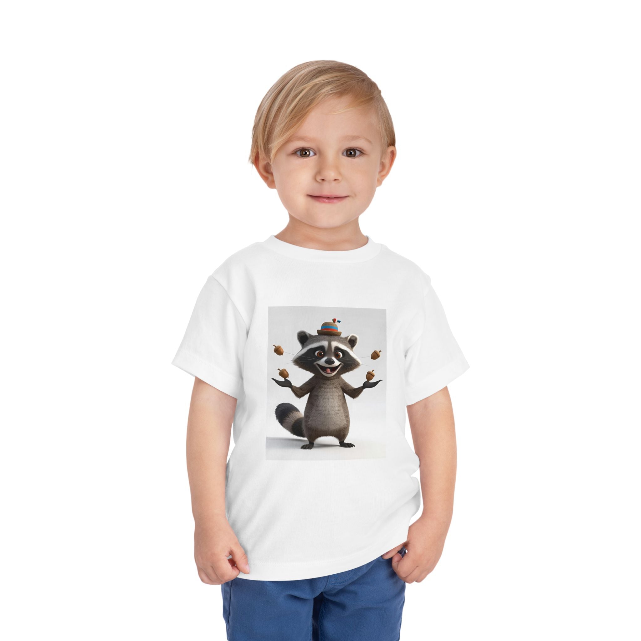 Raccoon Toddler Short Sleeve Tee