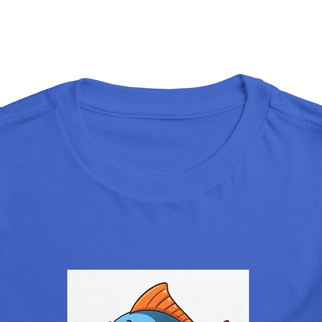 Here Fishy Fishy Fishy Toddler Short Sleeve Tee