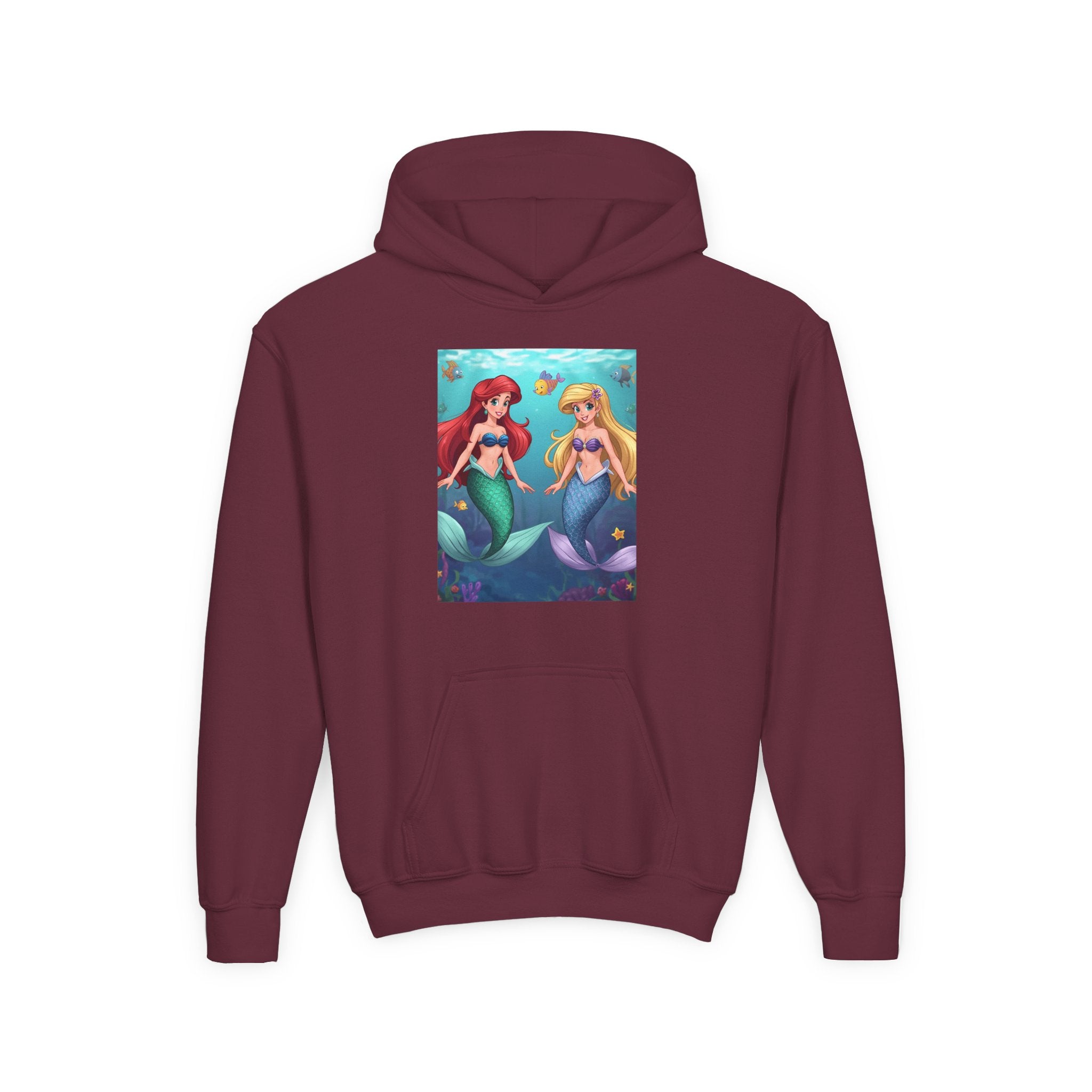 Mermaid Youth Heavy Blend Hooded Sweatshirt